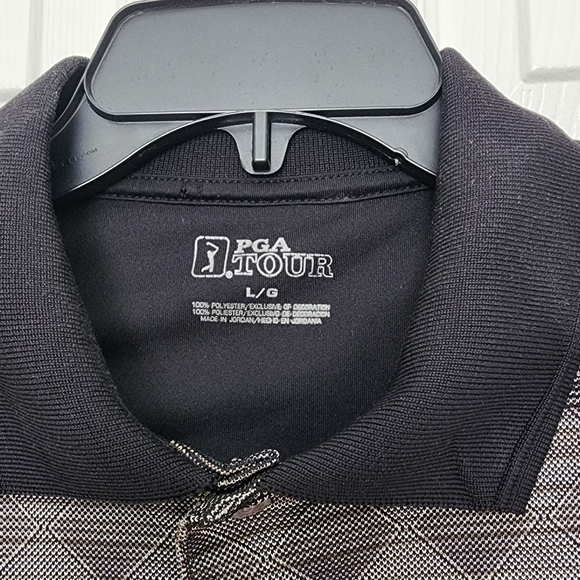 PGA TOUR MEN'S POLO STYLE SHHIRT SIZE L - Picture 2 of 11